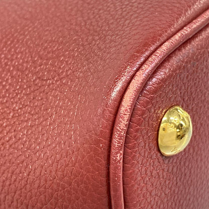 Prada Tote Bag Bordeaux Leather — view 6