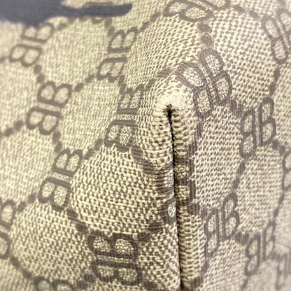 Gucci Tote Bag Hacker Medium Beige Dark Brown Multi Collaboration Leather — view 6