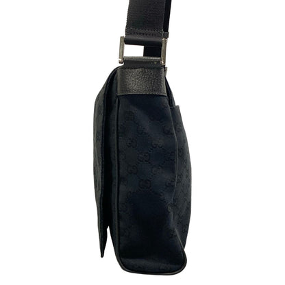 Gucci Shoulder Bag GG Pattern Black — view 4