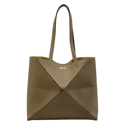 Loewe Tote Bag Puzzle Fold Medium Taupe
