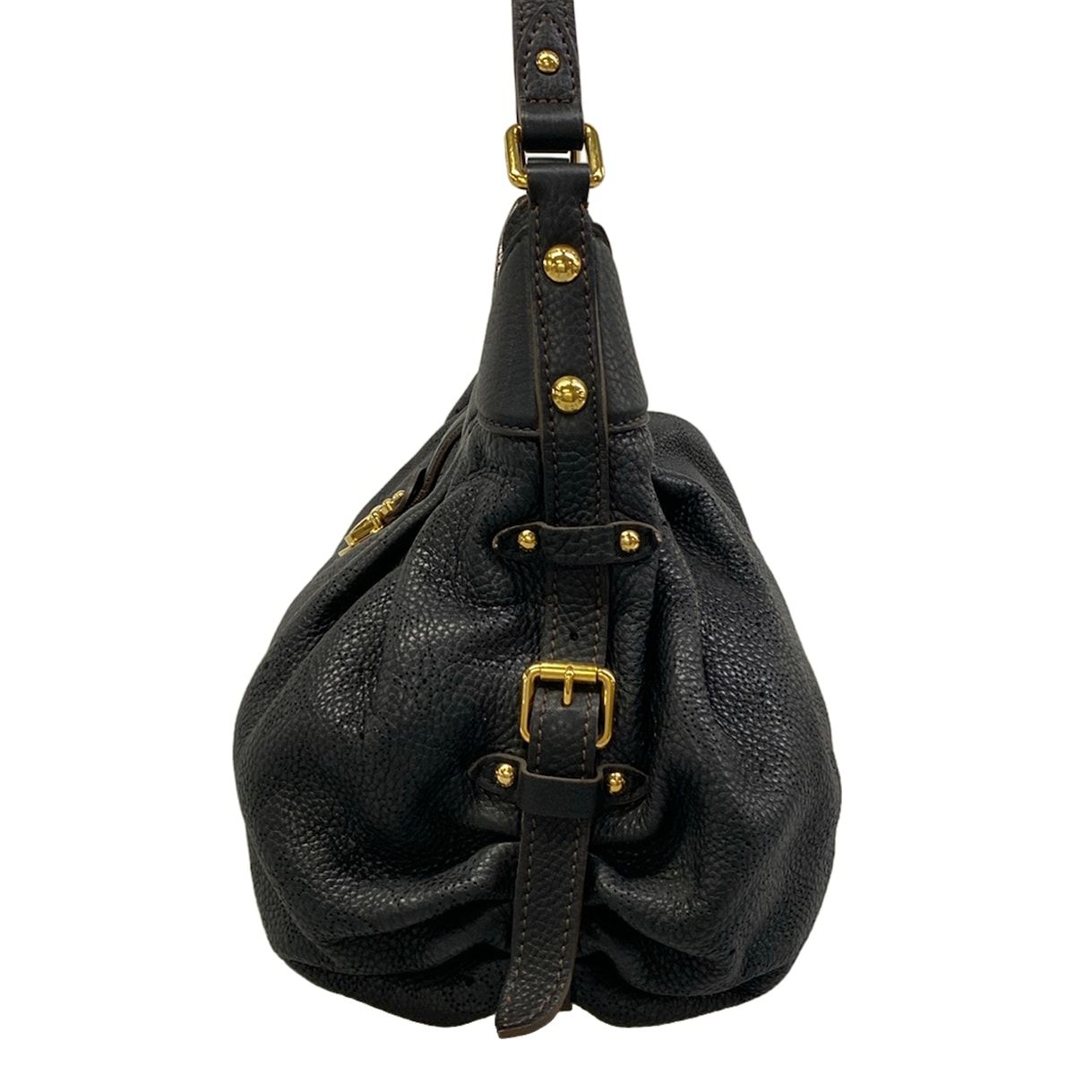 Louis Vuitton Shoulder Bag Mahina XS Noir Leather — view 4