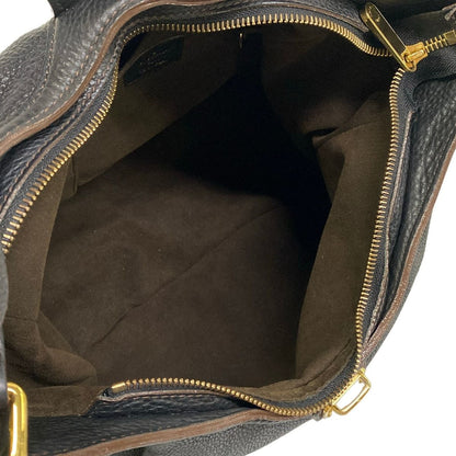Louis Vuitton Shoulder Bag Mahina XS Noir Leather — view 7
