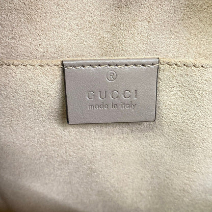 Gucci Backpack GG Marmont Pink Beige Leather — view 8