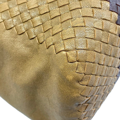 Bottega Veneta Handbag Intrecciato Light Brown Dark Leather — view 6