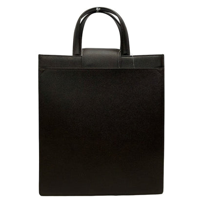 Bvlgari Handbag Dark Brown Gold Turnlock Leather — view 3