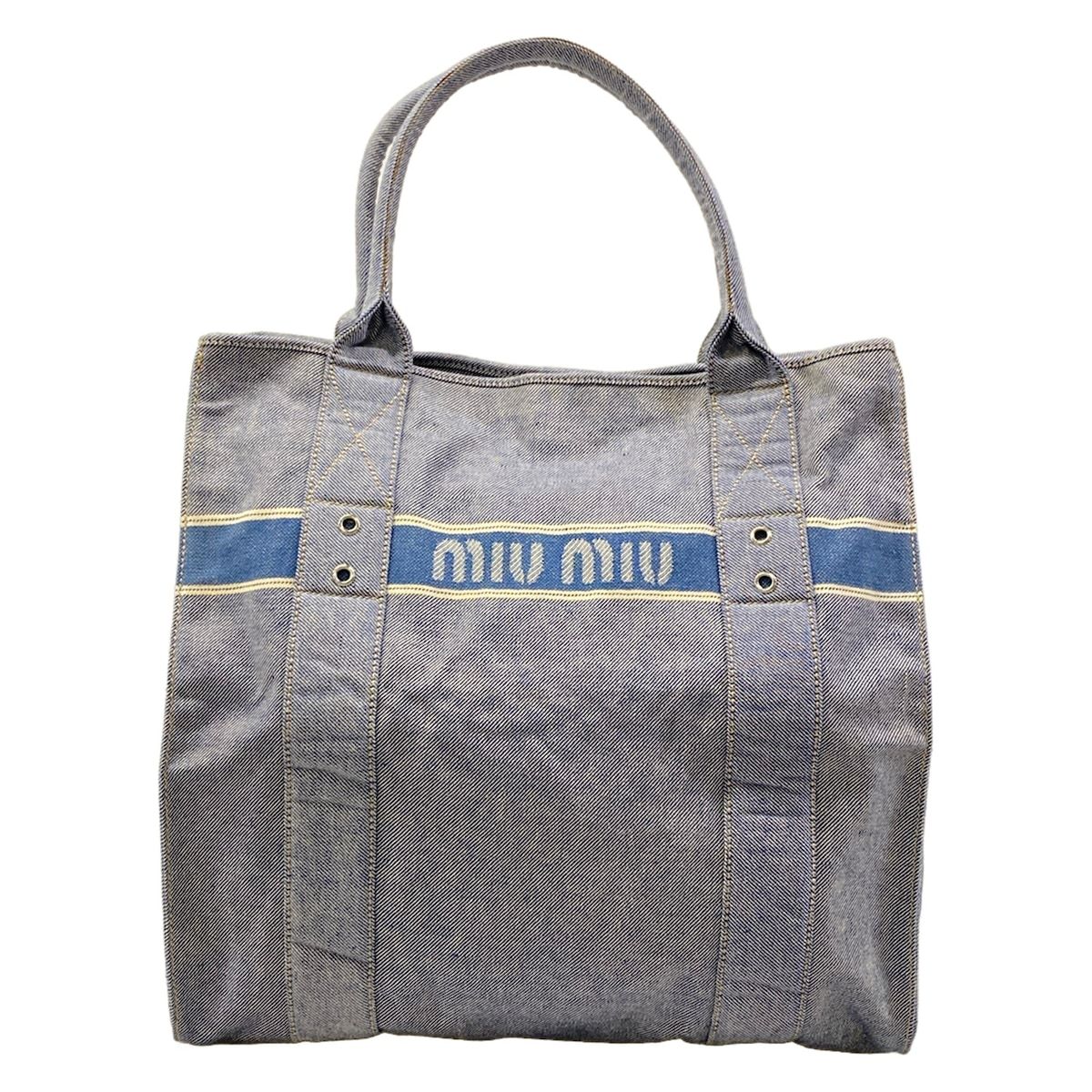 Miu Miu Tote Bag Navy