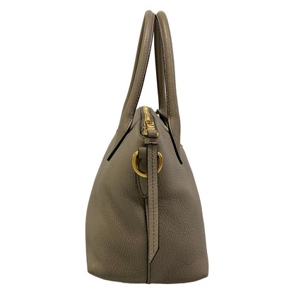 Prada Handbag Gray Leather — view 2