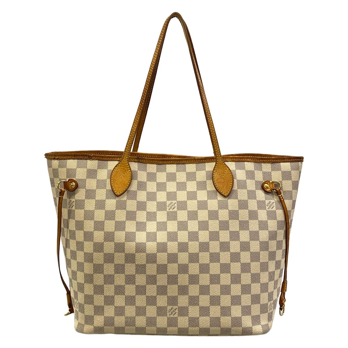 Louis Vuitton Tote Bag Damien Neverfull MM Azur Rose Ballerene — view 3