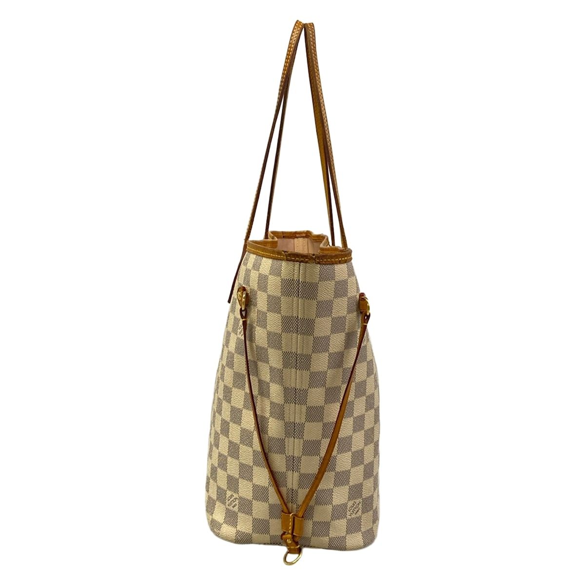 Louis Vuitton Tote Bag Damien Neverfull MM Azur Rose Ballerene — view 4