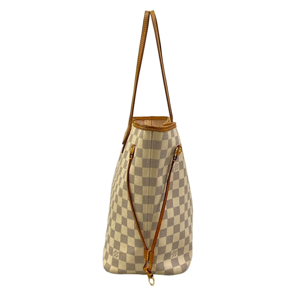 Louis Vuitton Tote Bag Damien Neverfull MM Azur Rose Ballerene — view 2