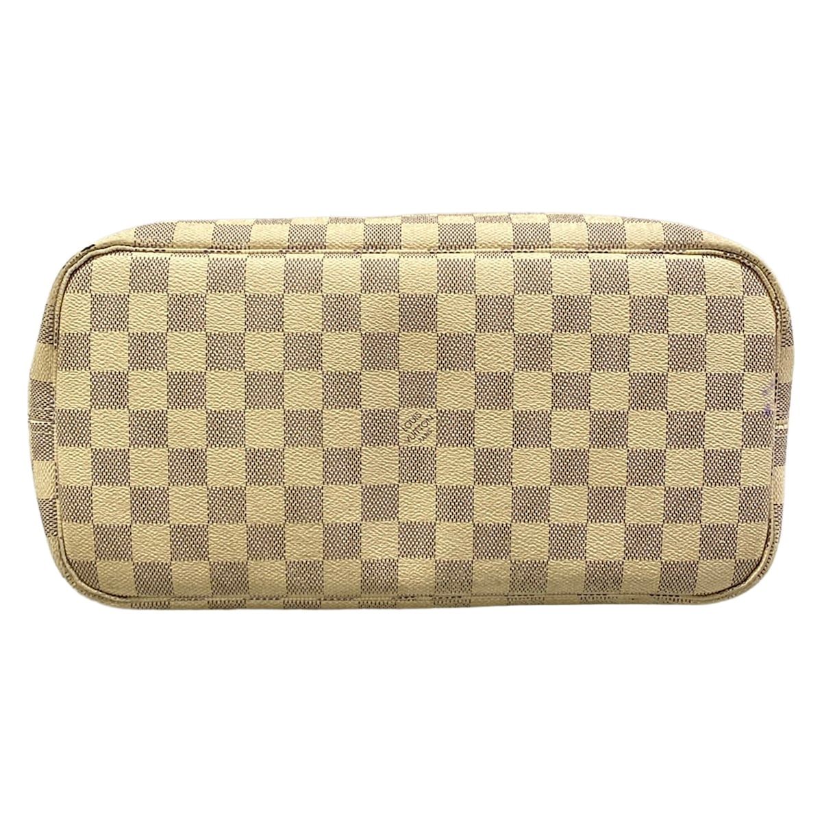 Louis Vuitton Tote Bag Damien Neverfull MM Azur Rose Ballerene — view 5