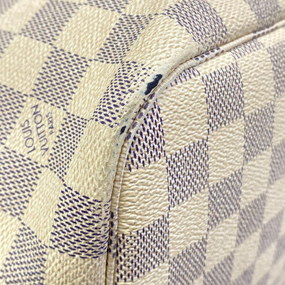 Louis Vuitton Tote Bag Damien Neverfull MM Azur Rose Ballerene — view 6