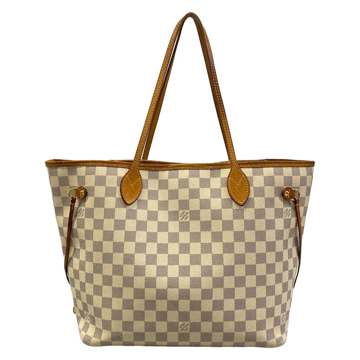 Louis Vuitton Tote Bag Damien Neverfull MM Azur Rose Ballerene