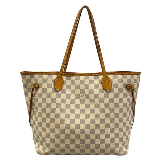 Louis Vuitton Tote Bag Damien Neverfull MM Azur Rose Ballerene