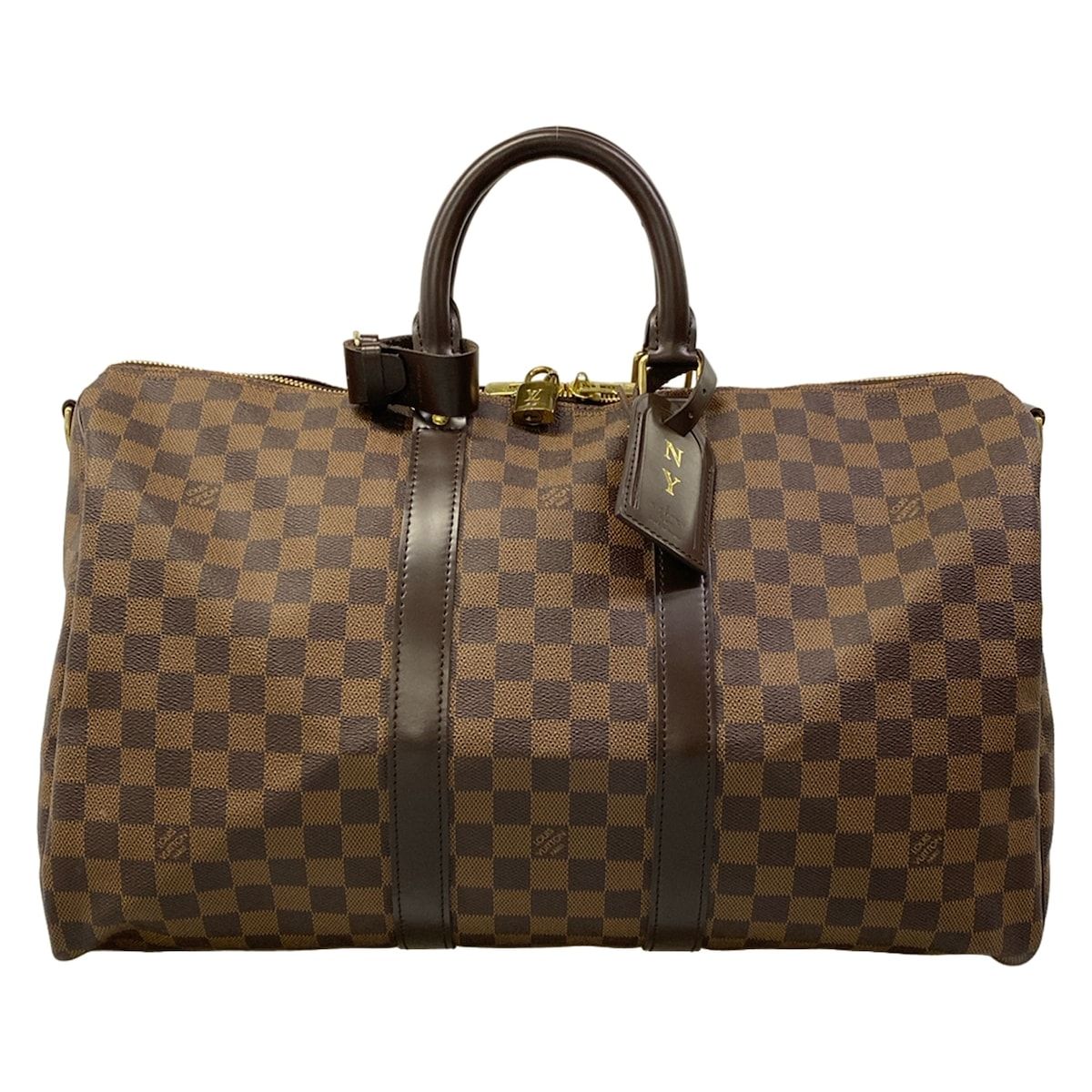 Louis Vuitton Boston Bag Damier Keepall Bandouliere 45 Ebene