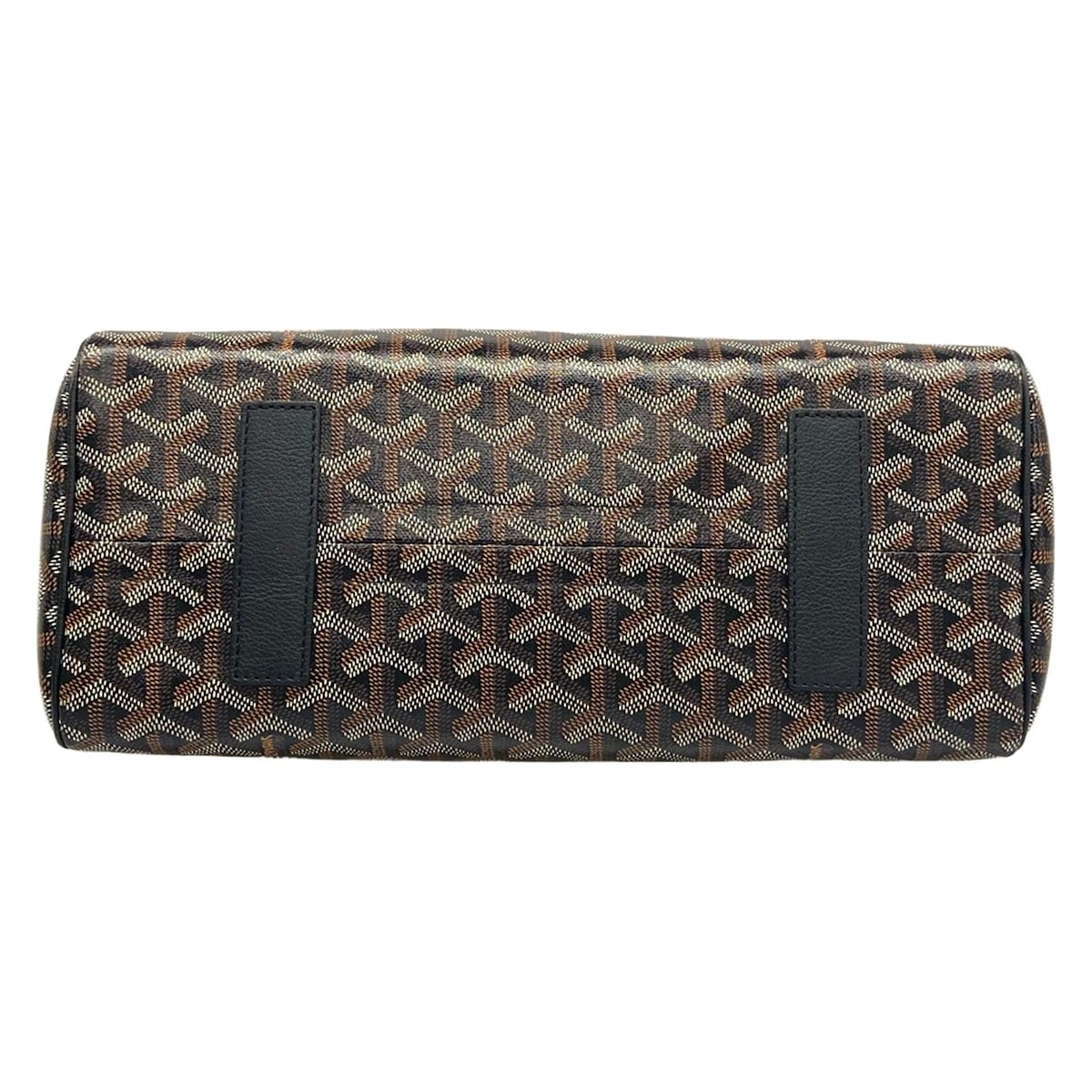 Goyard Tote Bag Luet PM Dark Brown Black Leather — view 5