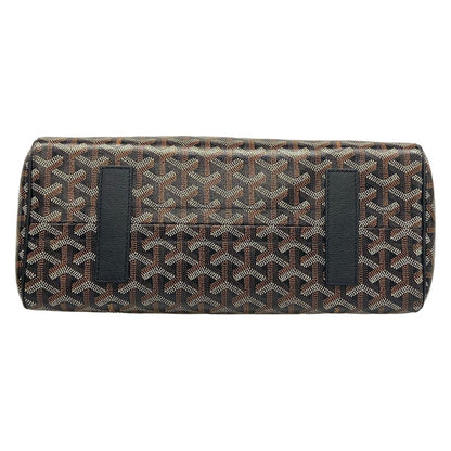 Goyard Tote Bag Luet PM Dark Brown Black Leather — view 5