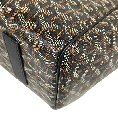 Goyard Tote Bag Luet PM Dark Brown Black Leather — view 6