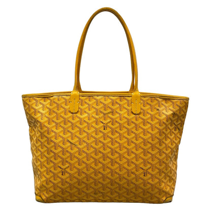 Goyard Shoulder Bag Artois PM Yellow with Initials Leather — view 3