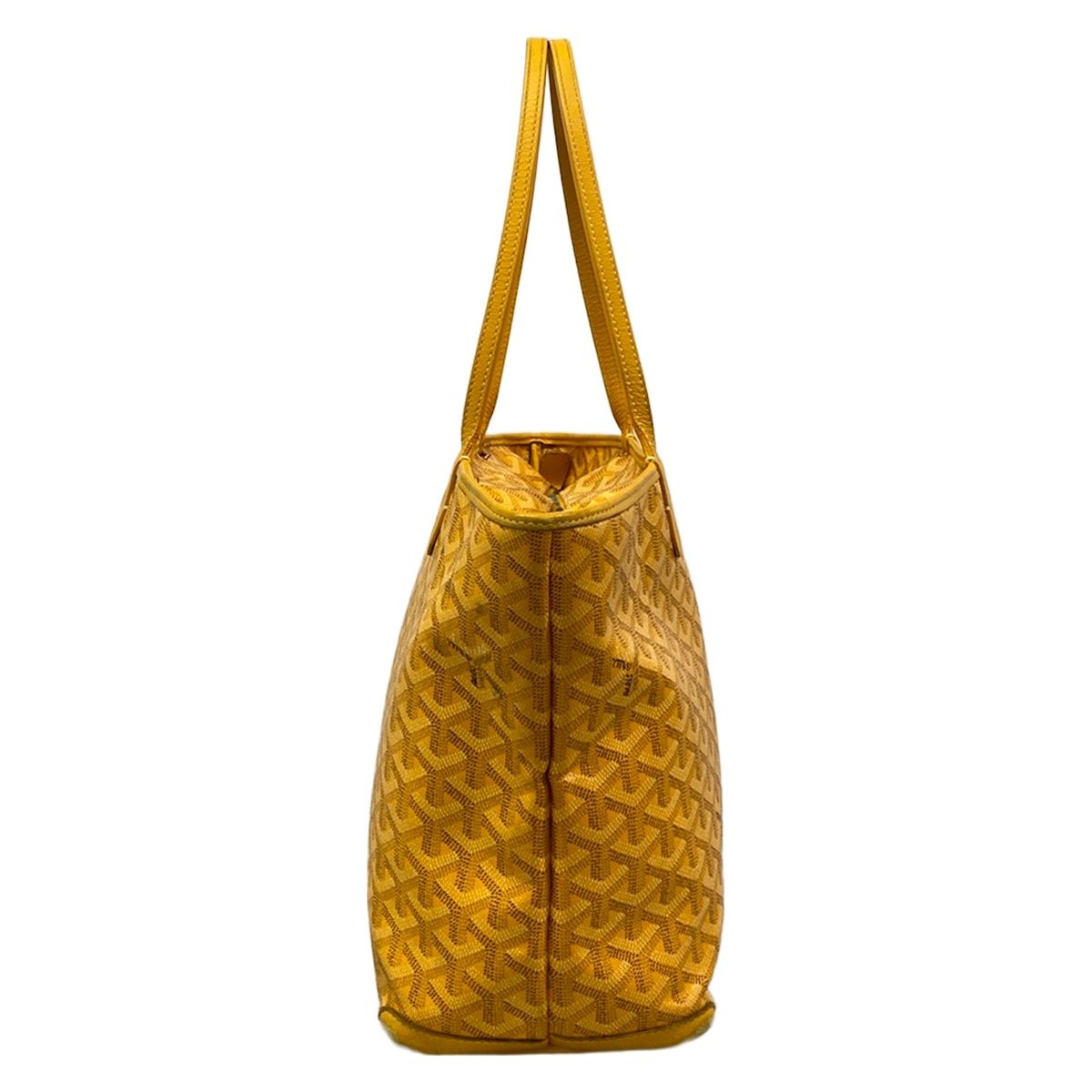 Goyard Shoulder Bag Artois PM Yellow with Initials Leather — view 2