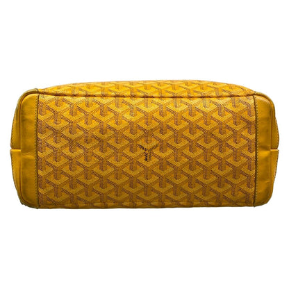 Goyard Shoulder Bag Artois PM Yellow with Initials Leather — view 5