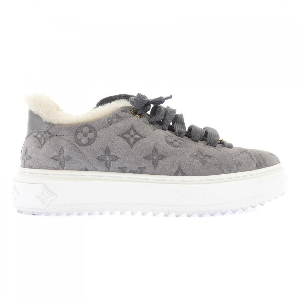 Louis Vuitton Monogram Flower Motif Time Out Line Sneakers
