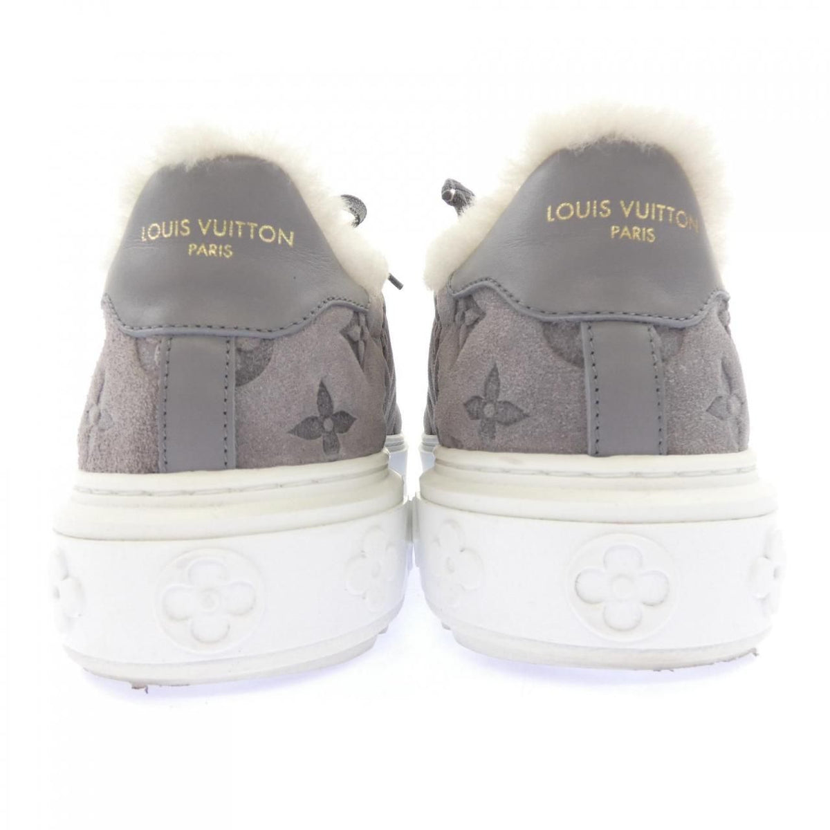Louis Vuitton Monogram Flower Motif Time Out Line Sneakers — view 5