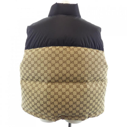 Gucci GG Cotton Canvas Padded Gilet Down Vest — view 2