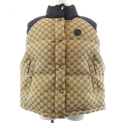 Gucci GG Cotton Canvas Padded Gilet Down Vest