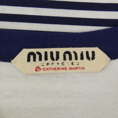 Miu Miu Upcycled Miu Miu Logo Tank Top — view 4