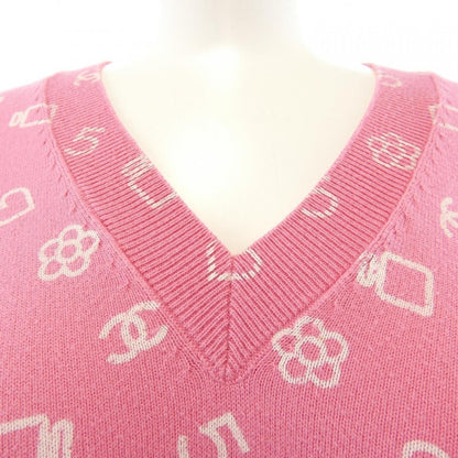 Chanel Knit Sweater Pink — view 6