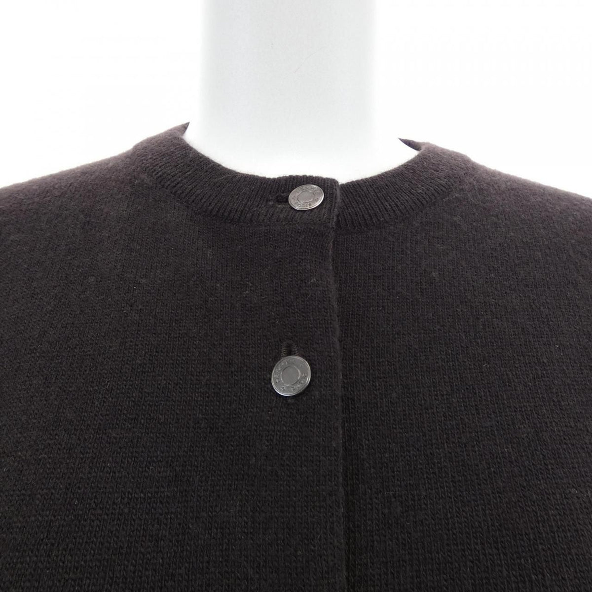 Hermes Vintage Clou de Selle Cardigan — view 5