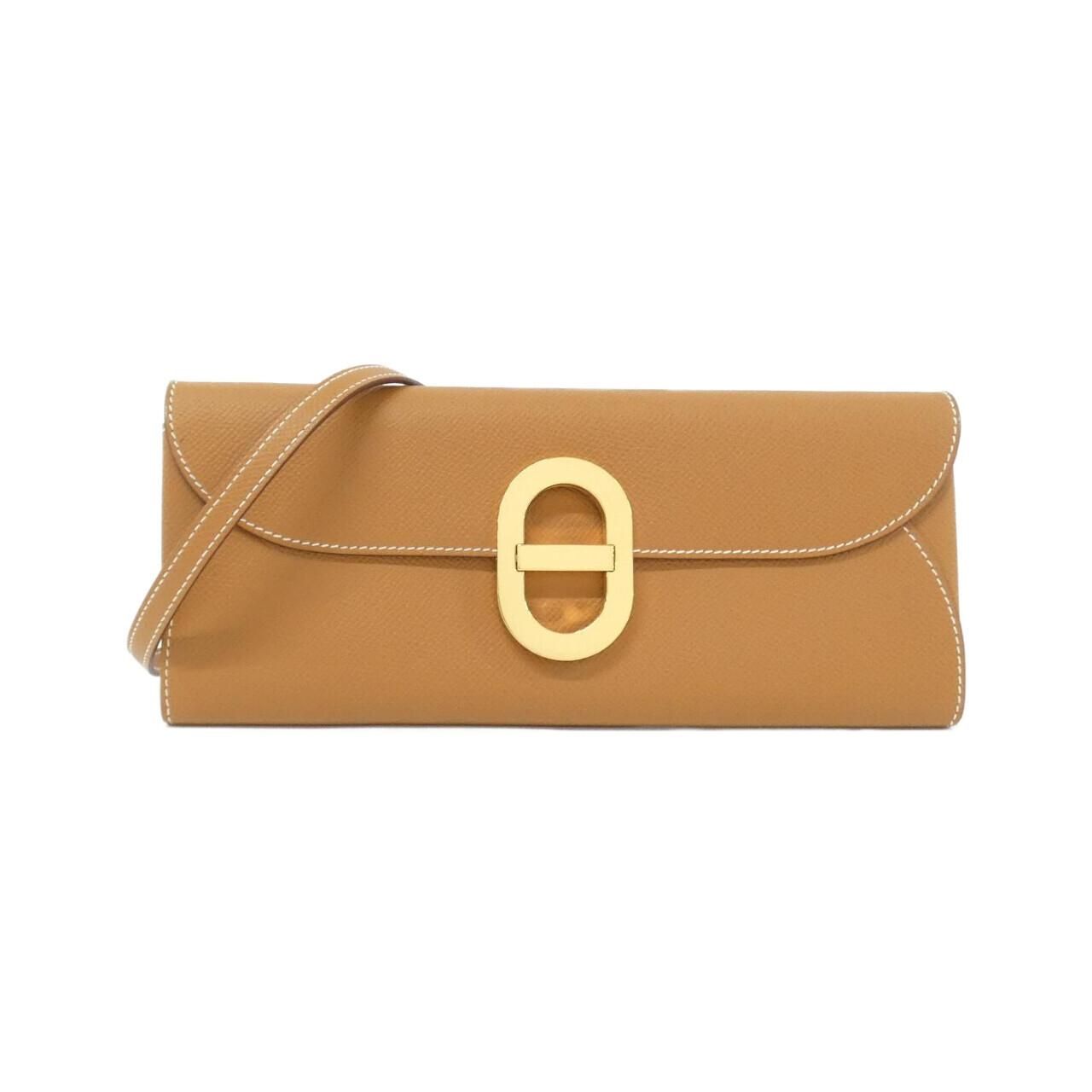 Hermes Maillon to Go Wallet on Chain Shoulder Bag