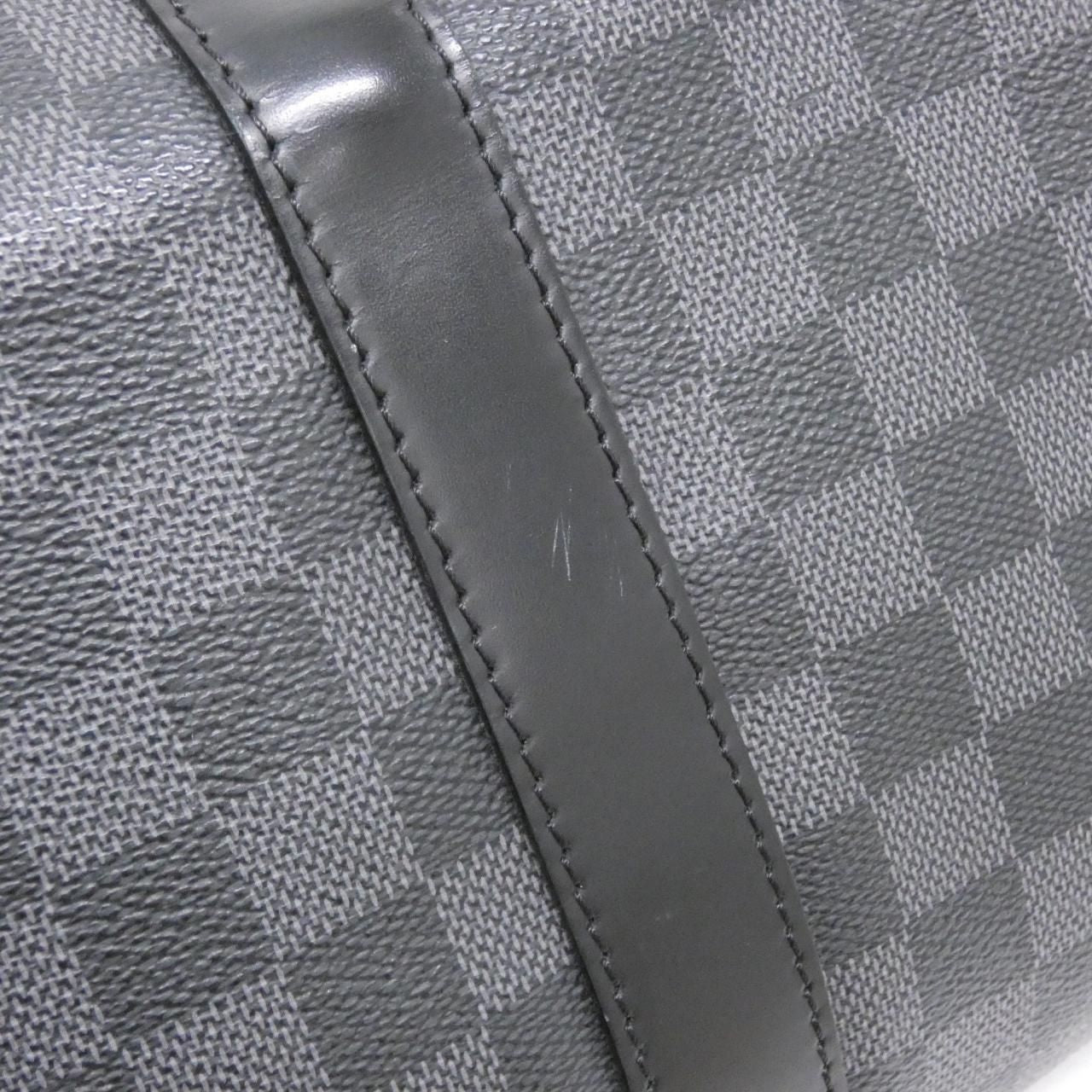 Louis Vuitton Damier Graphite Keepall Bandouliere 55 Boston Bag — view 4