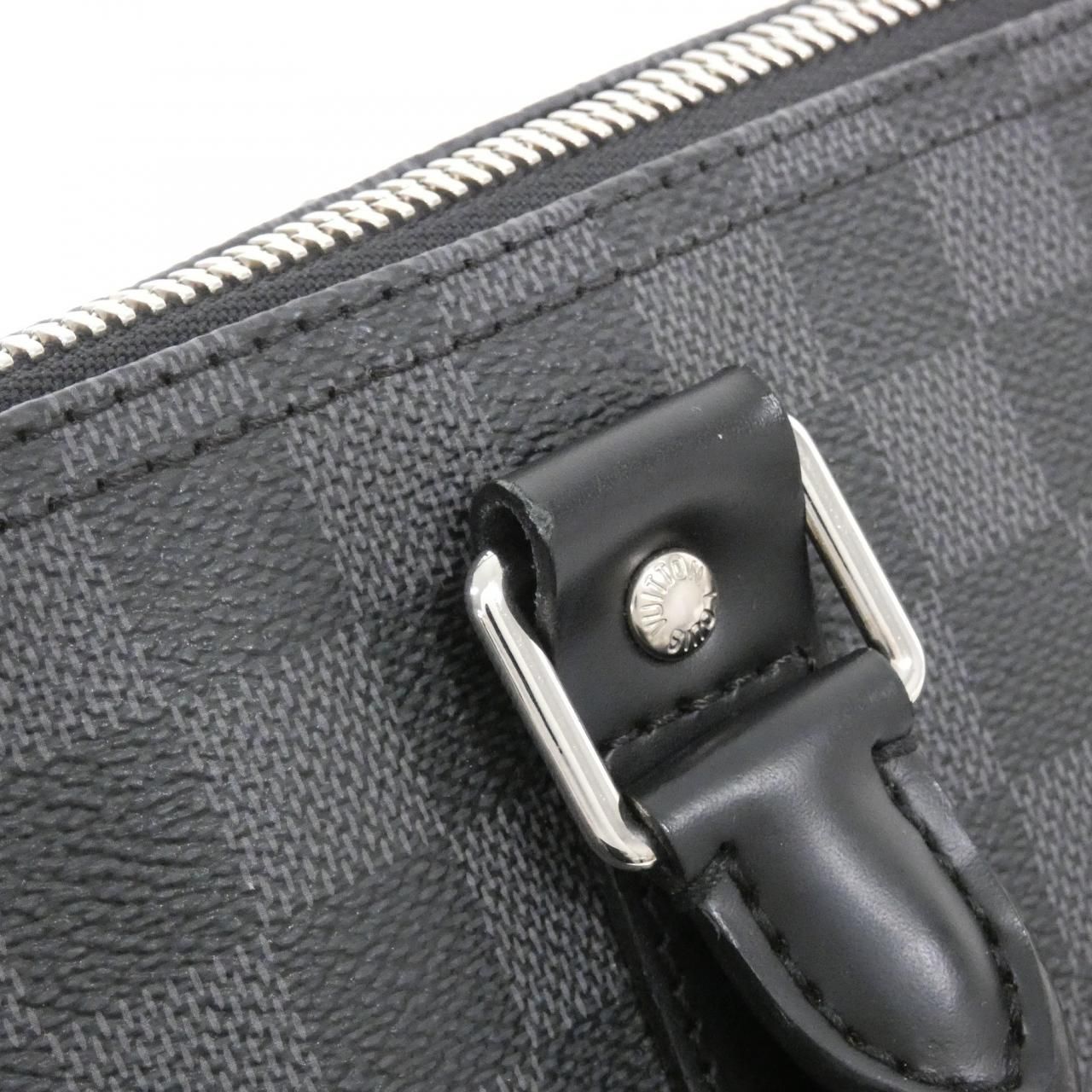 Louis Vuitton Damier Graphite Keepall Bandouliere 55 Boston Bag — view 7