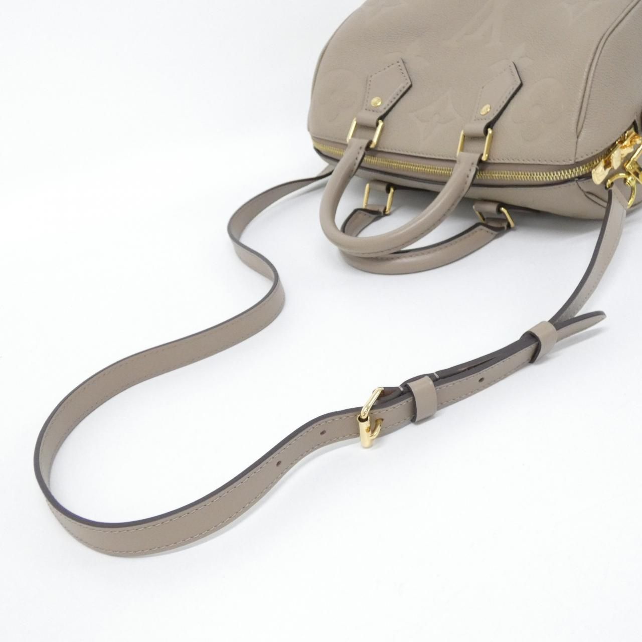 Louis Vuitton Monogram Empreinte Speedy Bandouliere 25 Boston Bag — view 8