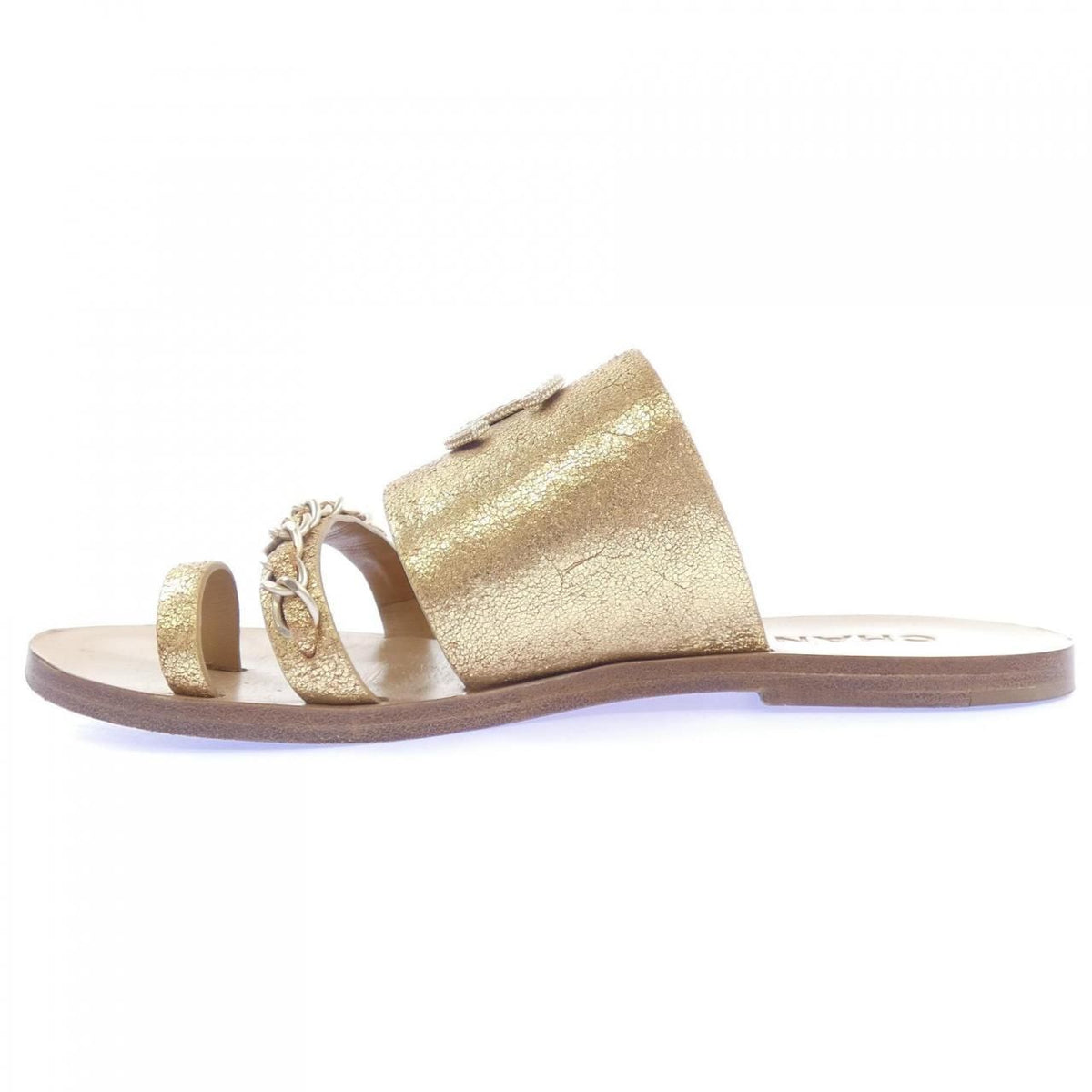 Chanel Sandals Gold — view 2
