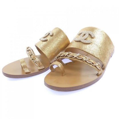 Chanel Sandals Gold — view 3