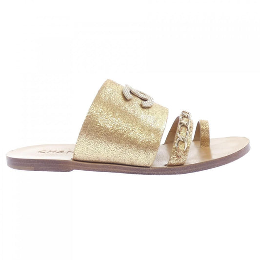Chanel Sandals Gold