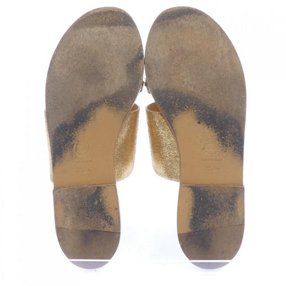 Chanel Sandals Gold — view 4