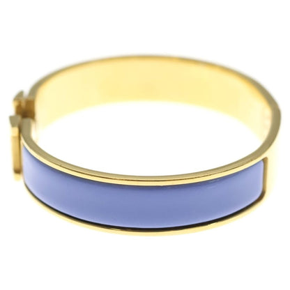 Hermes Clic Clac Bangle Bracelet Gold Purple — view 4