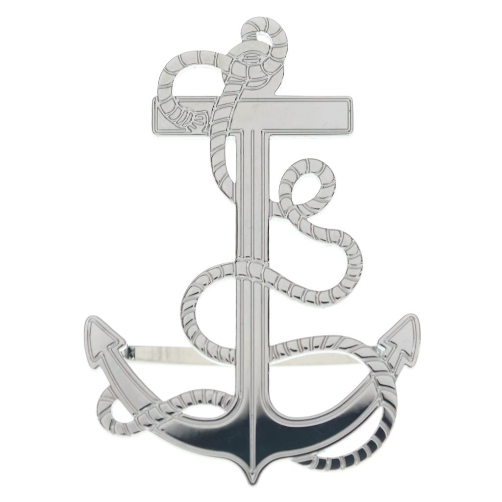 Hermes Scarf Ring Ankle Anchor Motif Silver