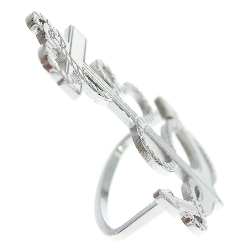 Hermes Scarf Ring Ankle Anchor Motif Silver — view 4