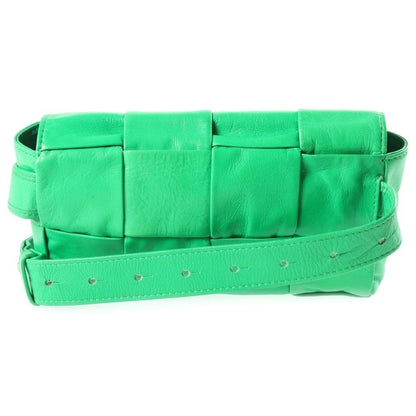 Bottega Veneta Cassette Belt Bag Leather Green — view 2