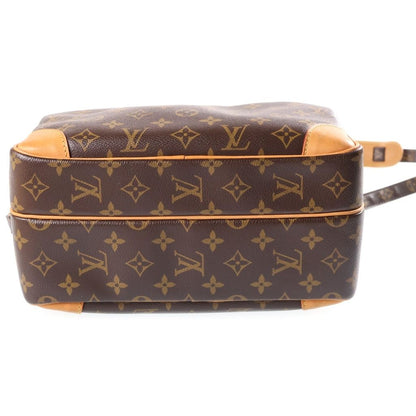 Louis Vuitton Nile Shoulder Bag Back Monogram Leather Brown — view 4