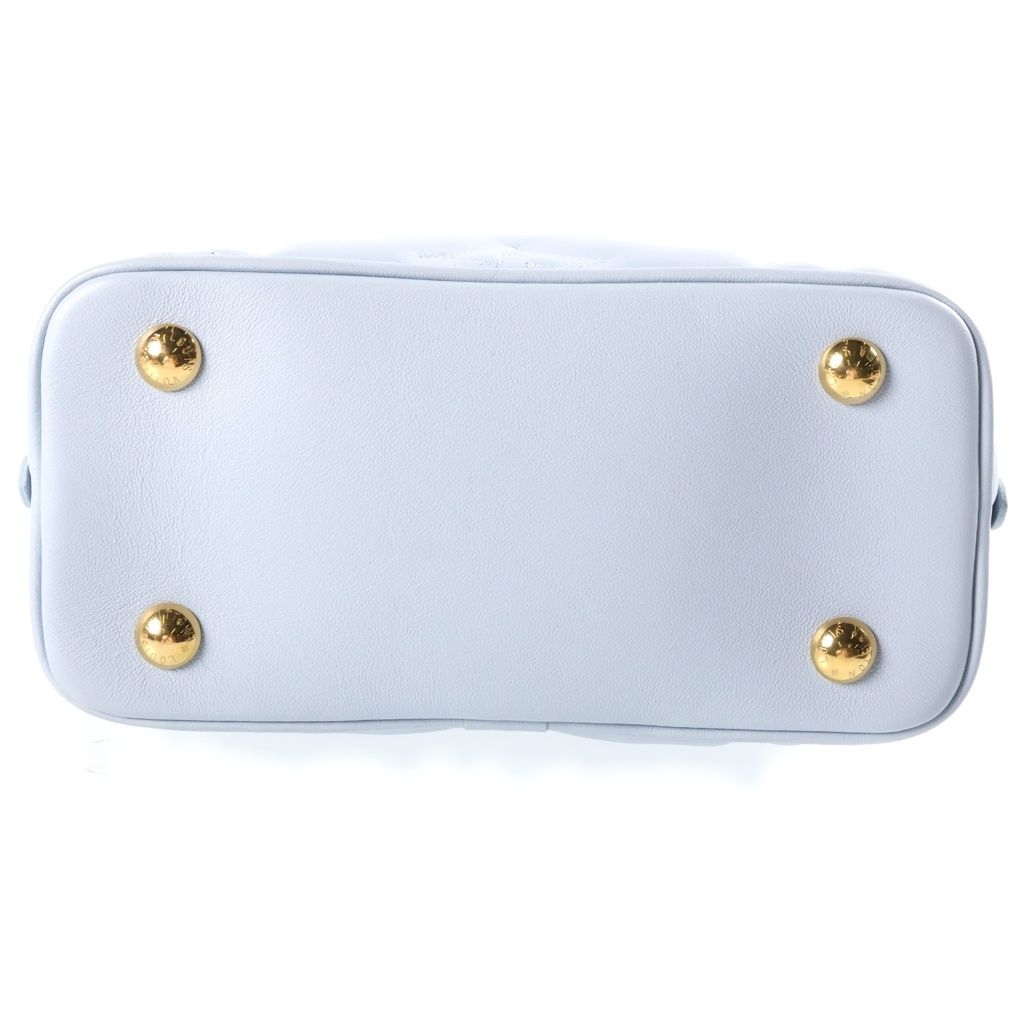 Louis Vuitton Bubble Glam Alma Soft BB 2-Way Bag Leather Blue Glacier — view 4
