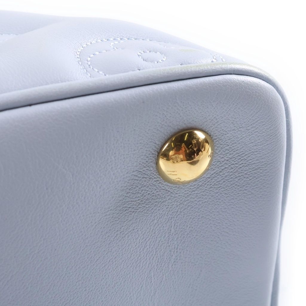 Louis Vuitton Bubble Glam Alma Soft BB 2-Way Bag Leather Blue Glacier — view 6