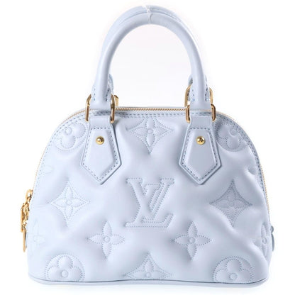 Louis Vuitton Bubble Glam Alma Soft BB 2-Way Bag Leather Blue Glacier