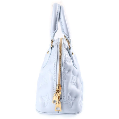 Louis Vuitton Bubble Glam Alma Soft BB 2-Way Bag Leather Blue Glacier — view 3