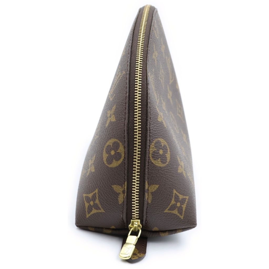 Louis Vuitton Monogram Trousse Dumilonde Leather Pouch Makeuppouch Case Brown — view 3